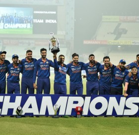 न्युजिल्याण्डविरुद्ध भारतको क्लिन स्वीप