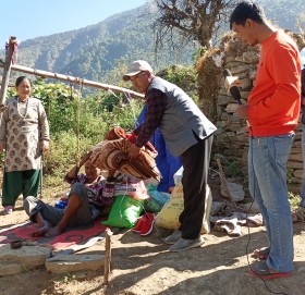 बडिमालिका खबरद्धारा अलपत्र पेमा गुरुङको परिवालाइ सहयोग