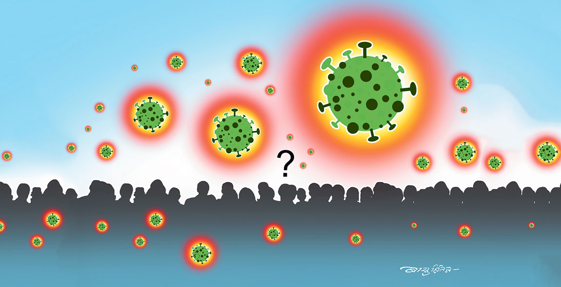 कोरोनाको नयाँ भेरियन्ट देखियो