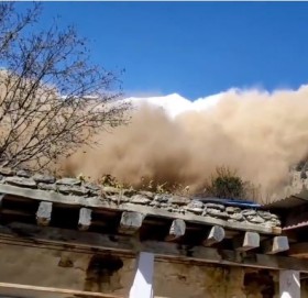 मुस्ताङमा हिमपहिरो, भागदौडमा ९ जना घाइते