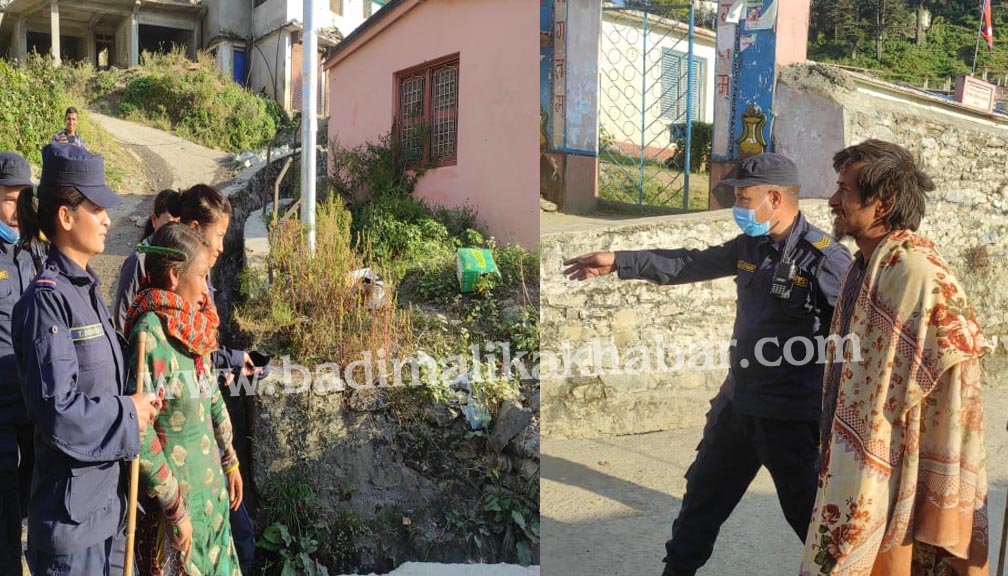 बाजुरा सदरमुकाममा रहेका मानशिक सन्तुलन गुमाएका दुई जनाको उद्धार