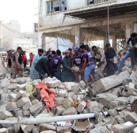 कराँचीमा भएको विष्फोटमा परी १० जनाको मृत्यु, १२ घाइते