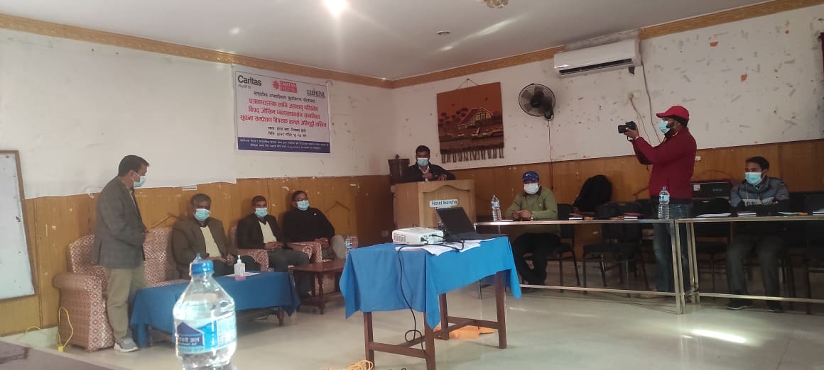 जलबायूू परिर्वतन तथा बिपत सम्बन्धी दिने पत्रकारीता तालिम आजदेखी सुरु