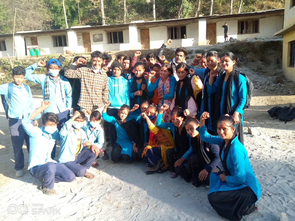 भगवती माध्यामिक बिधालयमा अनेरास्ववियु कमिटी गठन अध्यक्षमा थापा चयन