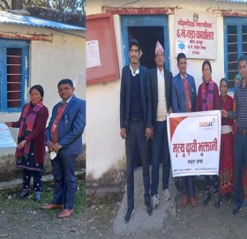 आईएमई लाईफ ईन्स्योरेन्स बाजुरा शाखाद्धारा मृत्यु दाबी भुक्तानी रकम हस्तान्तरण