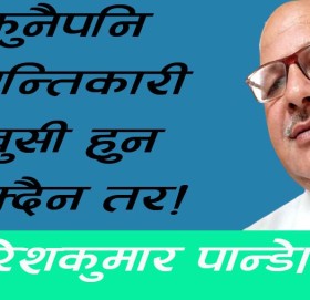 कुनैपनि क्रान्तिकारी खुसी हुन सक्दैन तर!