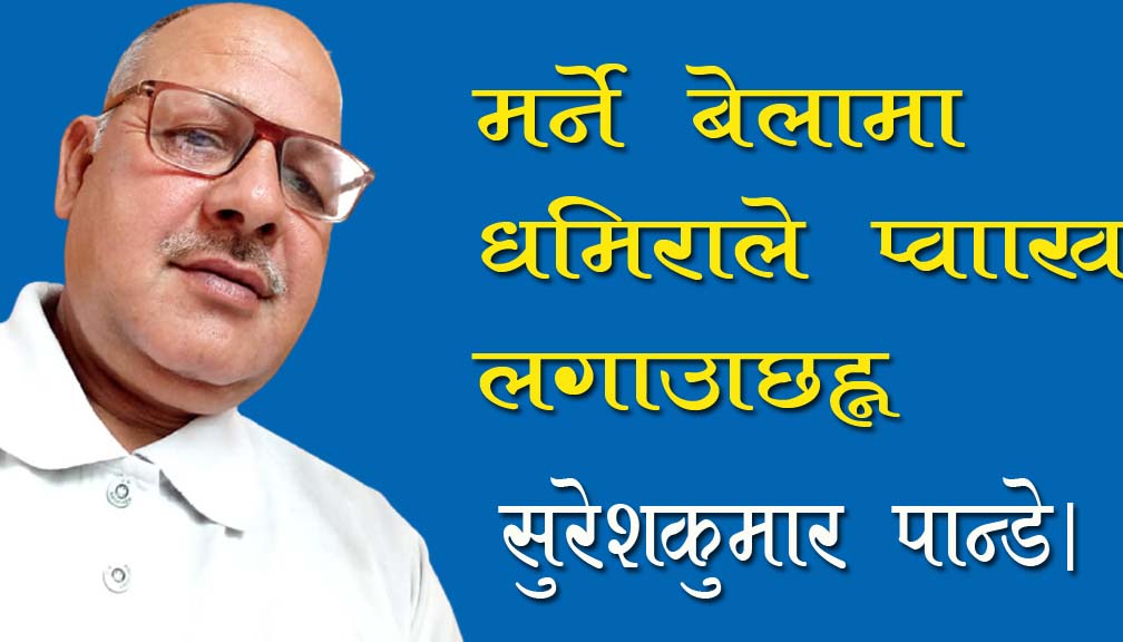 मर्ने बेलामा धमिराले प्वाँख लगाउँछ!