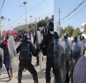 एमसीसीको विरोध गर्नेमाथि प्रहरीको लाठी चार्ज, १५ जना पक्राउ