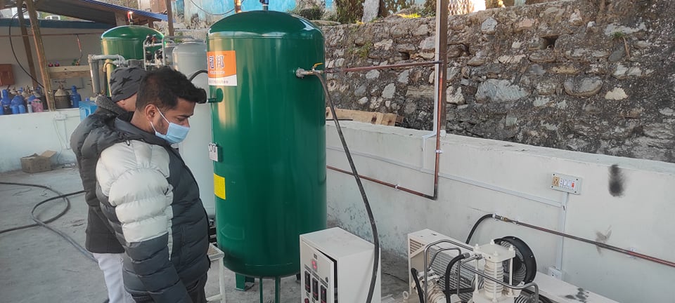 बाजुरामा अक्सिजन पलान्ट निर्माणको कार्य अन्तीम चरणमा