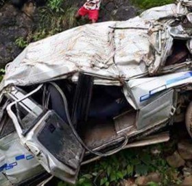 बन्दीपुरमा जिप दुर्घटना हुँदा ९ महिने बालिकासहित ६ जनाको मृत्यु