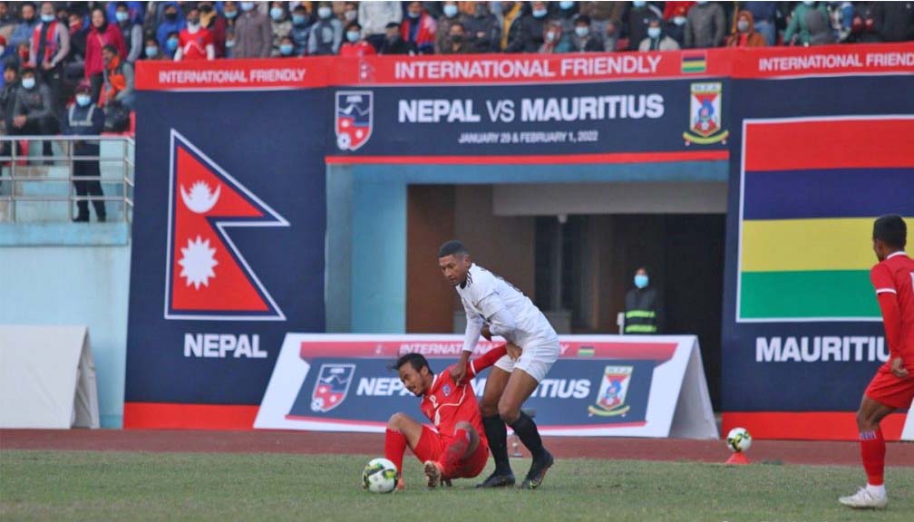 मरिससविरुद्ध नेपाललाई अग्रता, विमलले गरे गोल