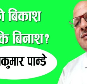 देशको बिकाश गर्ने कि बिनाश?