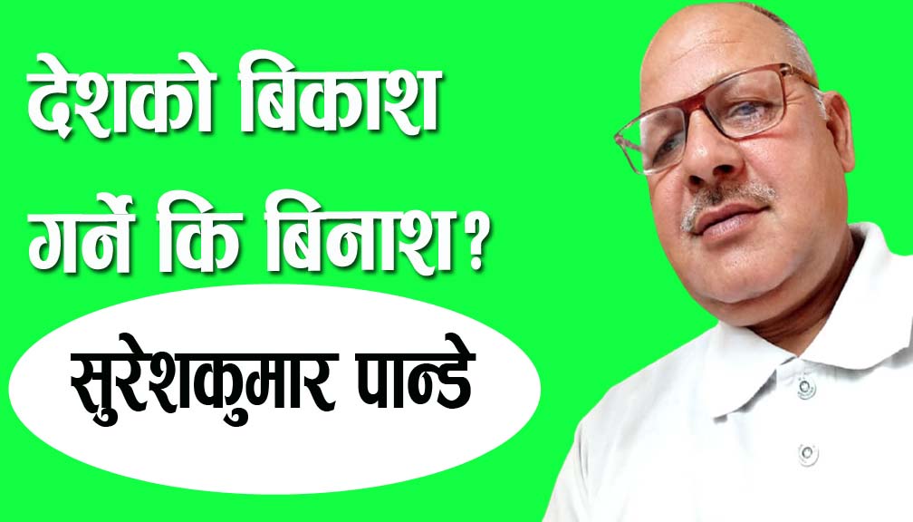 देशको बिकाश गर्ने कि बिनाश?