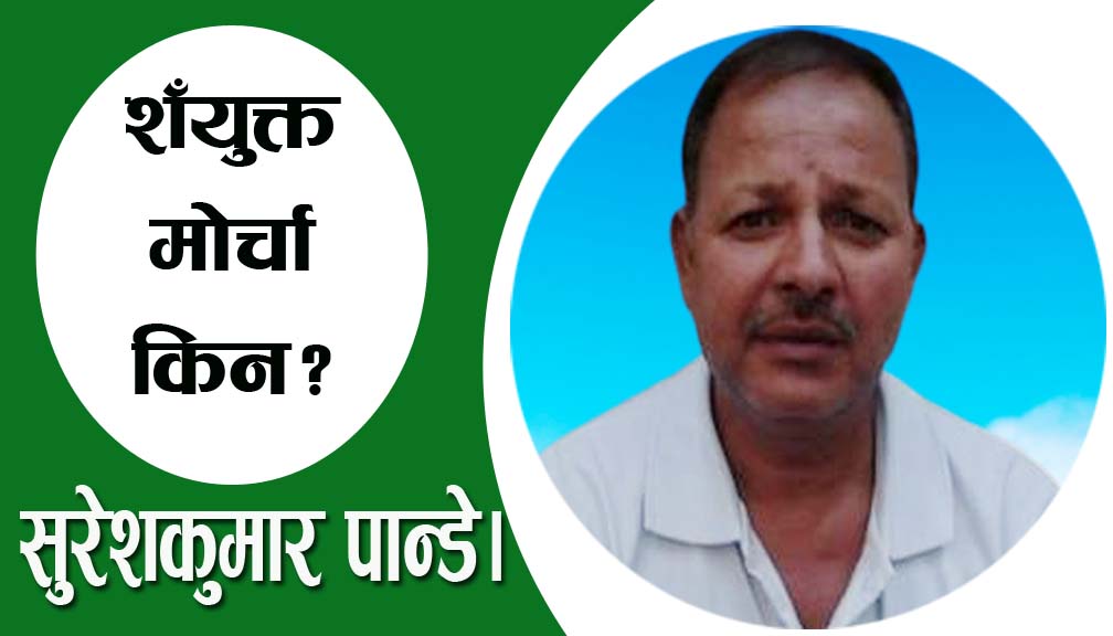 शँयुक्त मोर्चा किन?