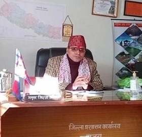 बाजुराका  प्रमुख उपेन्द्रराज पौडेल द्धारा परिचयात्मक कार्यक्रम