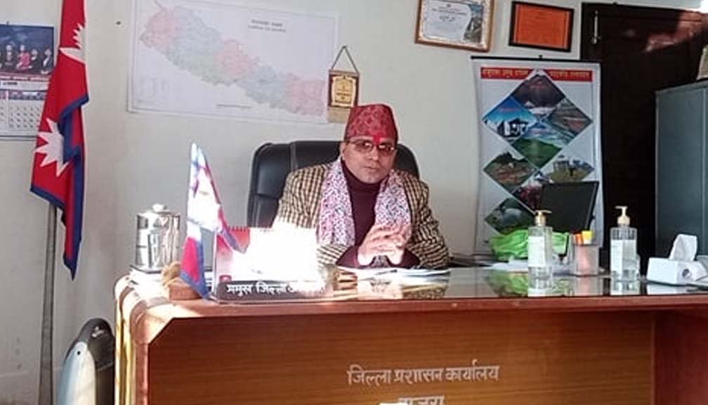 बाजुराका प्रमुख उपेन्द्रराज पौडेल द्धारा परिचयात्मक कार्यक्रम