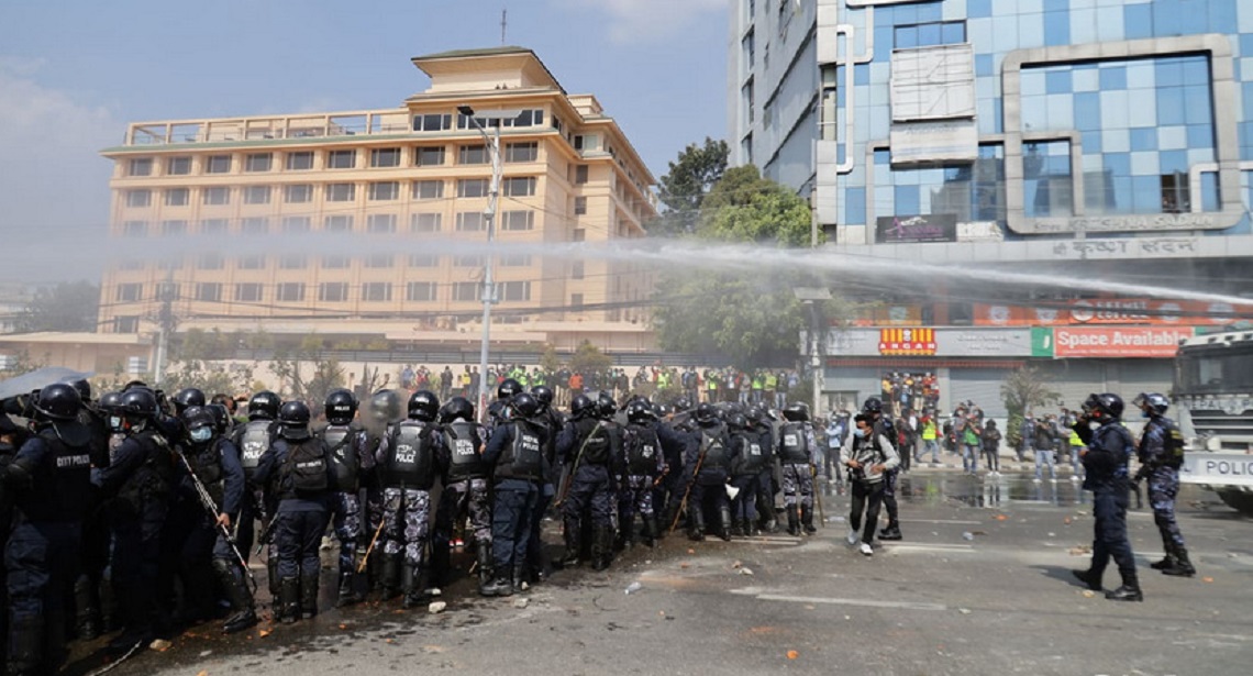 नयाँ बानेश्वर र बबरमहलबाट ८६ प्रदर्शनकारी पक्राउ, एक घाइते