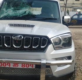 सुदूरपश्चिम प्रदेशको कृषि मन्त्रालयको गाडीमा तोडफोड