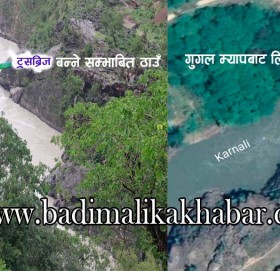 बाजुराको कर्णालीमा १७ करोड ५० लाखमा ट्रसब्रिज बन्दै