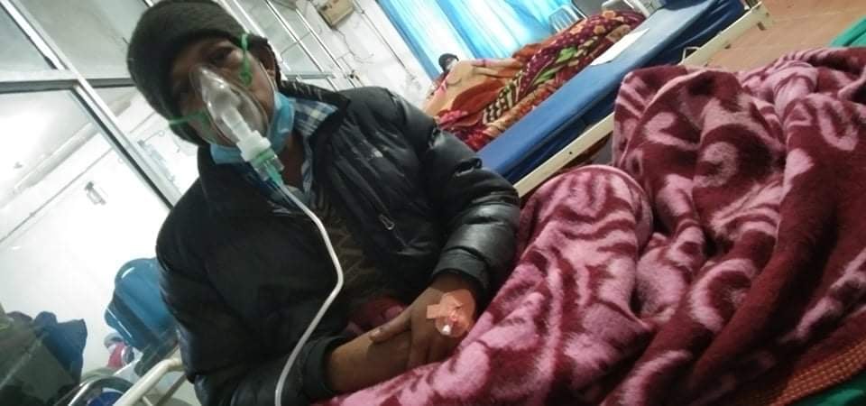 बिर अस्पतालको शैयामा आर्थिक अभावमा छटपटाउँदै हरिभान चदारा