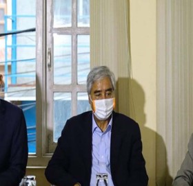 बालुवाटारमा देउवा, प्रचण्ड र माधवबीच बिहानै के-के भयो छलफल ?