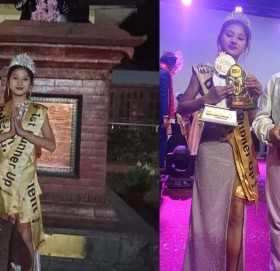 मल्टीमिडिया किड्स मोडेल अफ द ईयरको रनरमा बाजुराकी  रितिका प्रथम