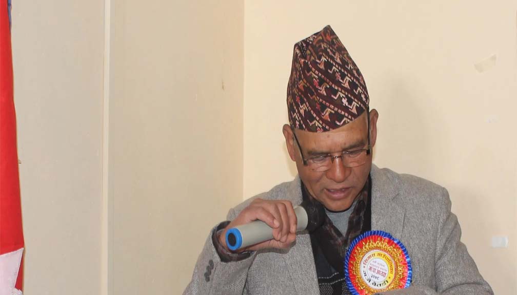 सिगास गाउँपालिका अध्यक्षमा दोहोरिने धामीको चाहाना, गरे उम्मेदवारी घोषणा