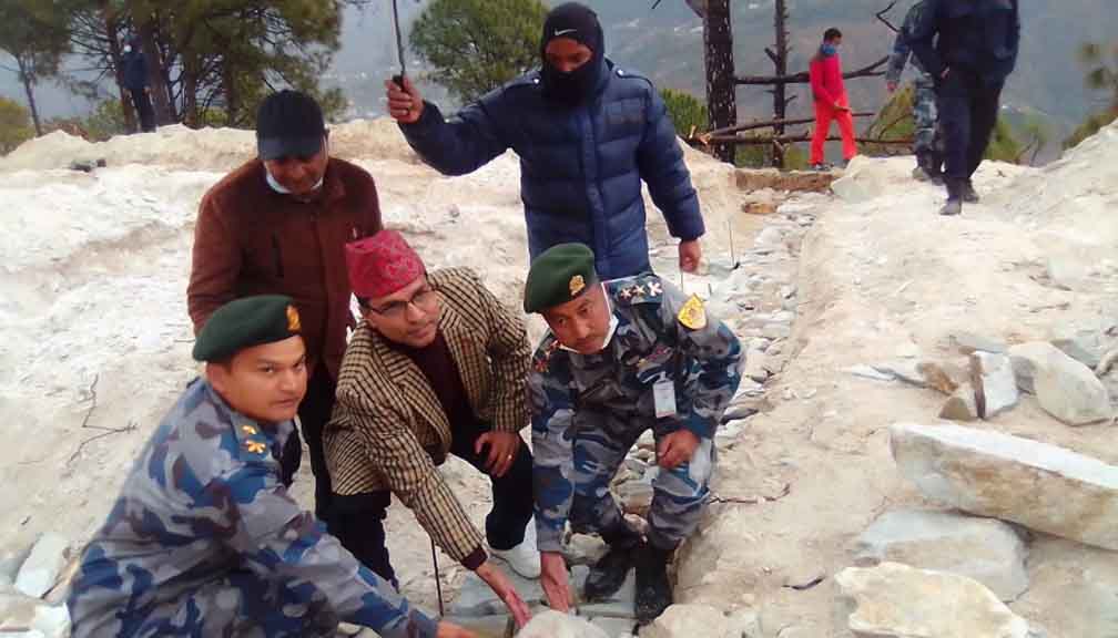 बाजुरामा सशस्त्र प्रहरीको भवन शिलान्यास