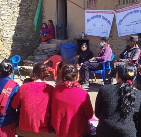 रावलबाडा टाेल सुरक्षित खानेपानी युक्त समुदाय घोषणा