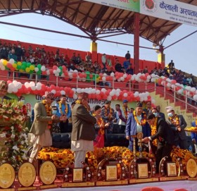 धनगढीमा सुरू भयो सुदूरपश्चिम खप्तड गोल्डकप