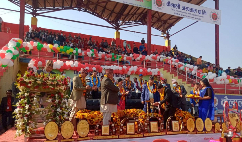 धनगढीमा सुरू भयो सुदूरपश्चिम खप्तड गोल्डकप