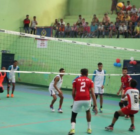 धनगढीमा राष्ट्रिय भलिबल प्रतियोगिता : पुलिस र आर्मी सेमिफाइनलमा