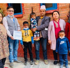 अलपत्र तिन भाइबहिनी शान्ति सेवा गृहद्धारा उद्धार