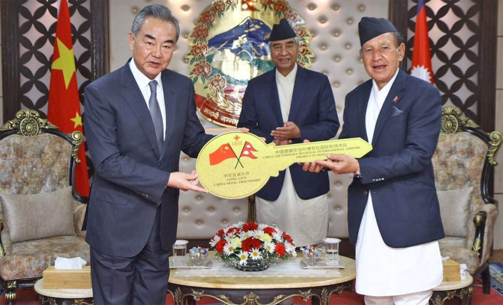 चिनले नेपाललाई हस्तान्तरण गर्‍यो पोखरा विमानस्थल