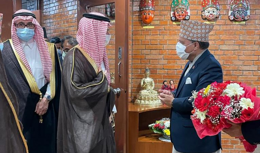 साउदी अरबका विदेशमन्त्री नेपालमा