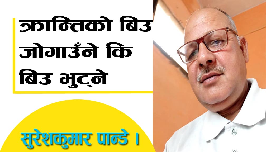 क्रान्तिको बिउ जोगाउँने कि बिउ भुट्ने प्रयास?
