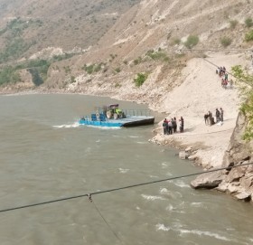 एक महिना नबित्दै कर्णालीमा निर्माण भएको फेरिको याङ्कर वेल्डिङ भाच्चियो