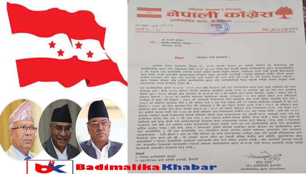 बाजुराको स्वामिकार्तिक गाउँपालिकामा गठबन्धन नगर्ने काँग्रेसको निणर्य