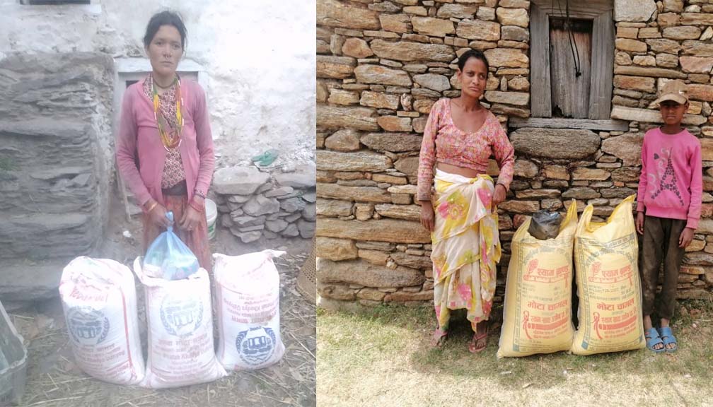 नयाँ बर्षको अबसरमा बडिमालिका मिडिया हाउसद्धारा खाद्यन्न सहयोग