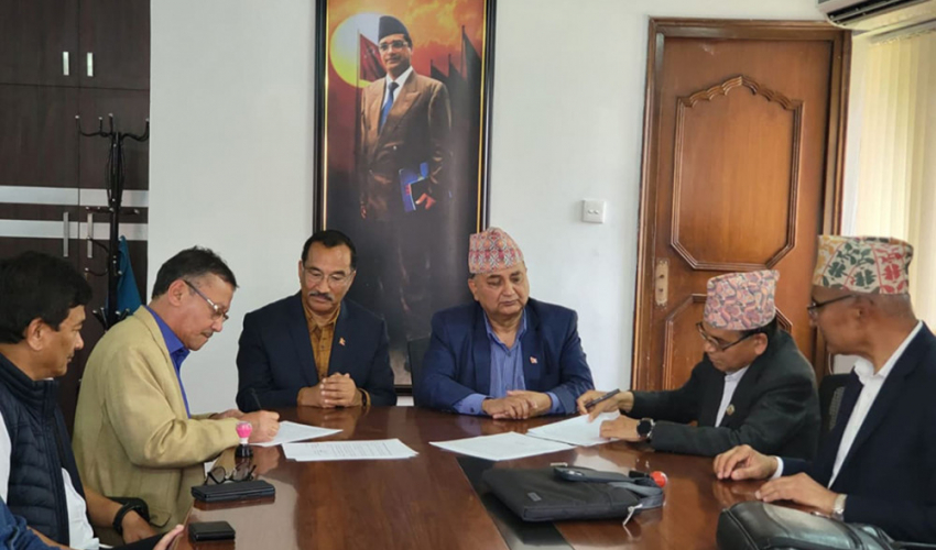 एमाले र राप्रपा नेपालबीच चुनावी तालमेलको सहमति