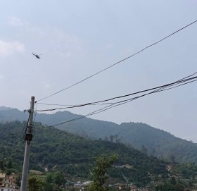 बुढिगंगाको अबस्था अनुगमनमा निर्वाचन आयुक्त राणा बाजुरा पुगे