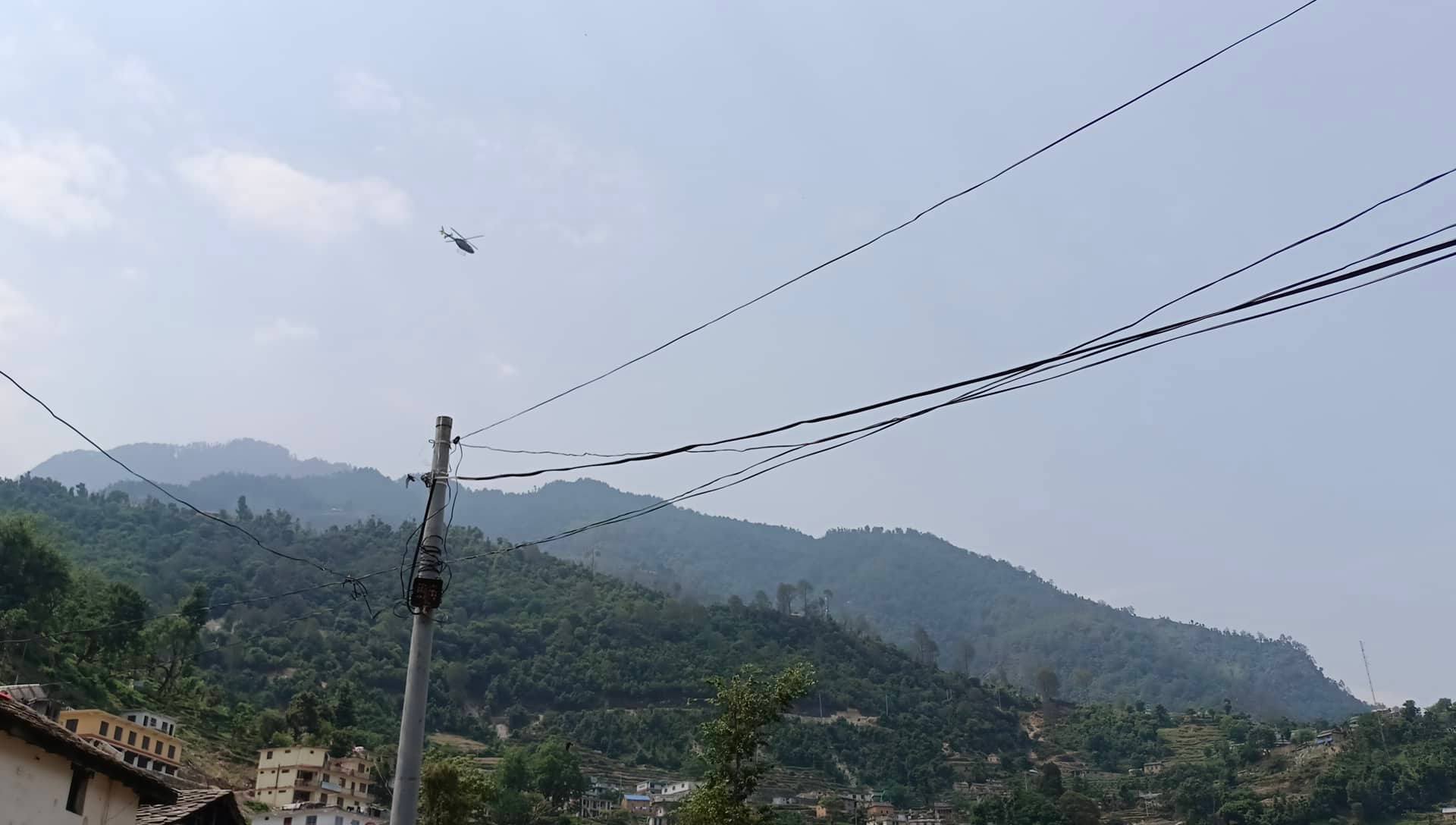 बुढिगंगाको अबस्था अनुगमनमा निर्वाचन आयुक्त राणा बाजुरा पुगे