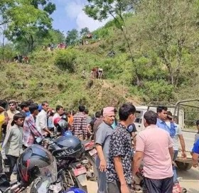 स्याङ्जा जिप दुर्घटनामा मृत्यु हुने १४ जना एउटै वडाका