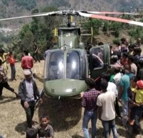 अछाममा सुत्केरी हेलिकोप्टरबाट उद्धार