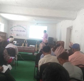 बाजुराको हिमाली गाउँपालिकामा पोषण सम्बन्धि २ दिने तालिम सञ्चालन