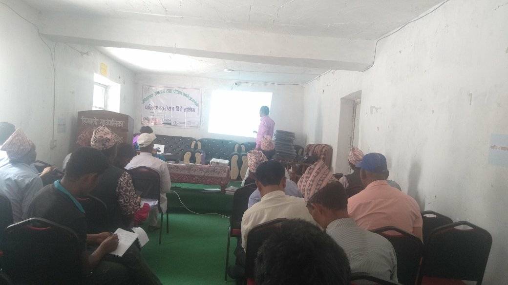 बाजुराको हिमाली गाउँपालिकामा पोषण सम्बन्धि २ दिने तालिम सञ्चालन