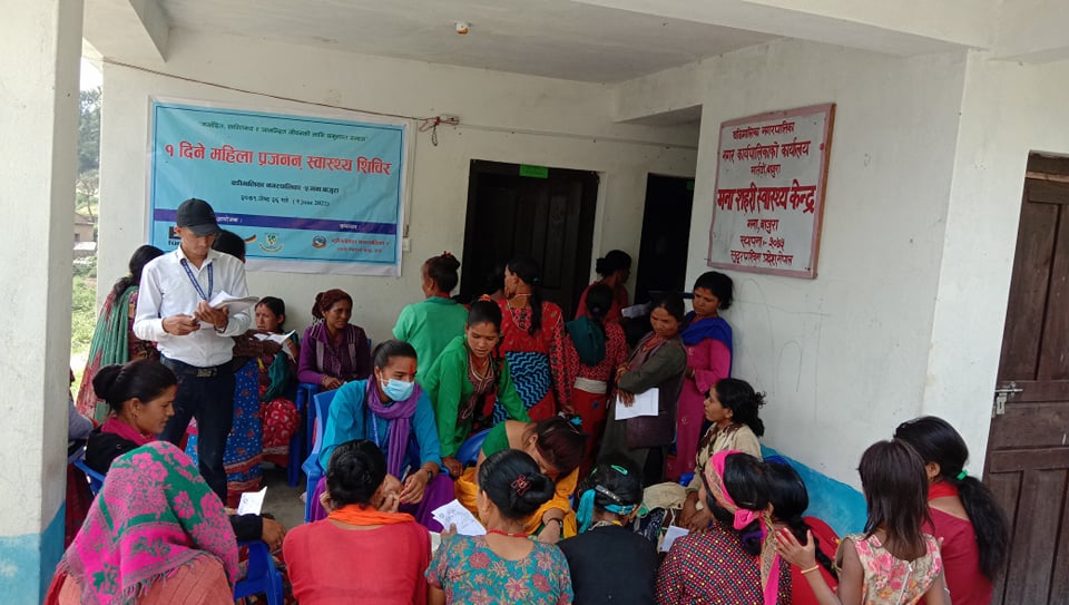 महिला प्रजनन् स्वास्थ्य सम्बन्धिको एक दिने शिबिर सम्पन्न