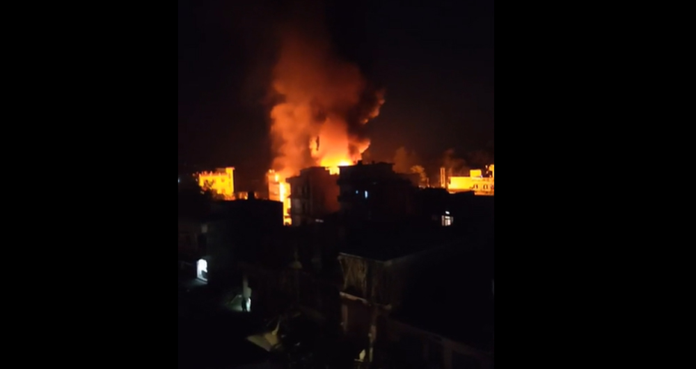 कञ्चनपुरको महेन्द्रनगर बजारमा भीषण आगलागी