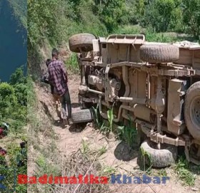 बझाङमा वडा अध्यक्ष चढेको जिप दुर्घटना चालक सहित ६ जना घाइते