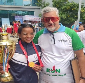 बाजुराकी राजपुरा पछाईं १ घण्टा १९ मिनेट १० सेकेन्डमा, कोर्स रेकर्ड बनाउँदै महिलातर्फ पहिलो